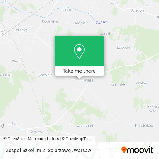 Zespół Szkół Im Z. Solarzowej map