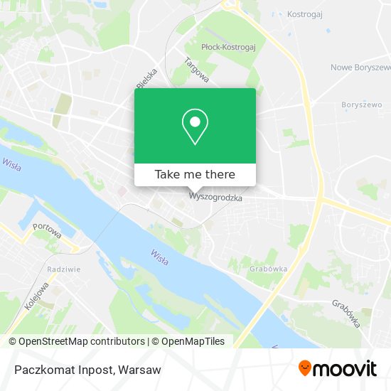 Paczkomat Inpost map