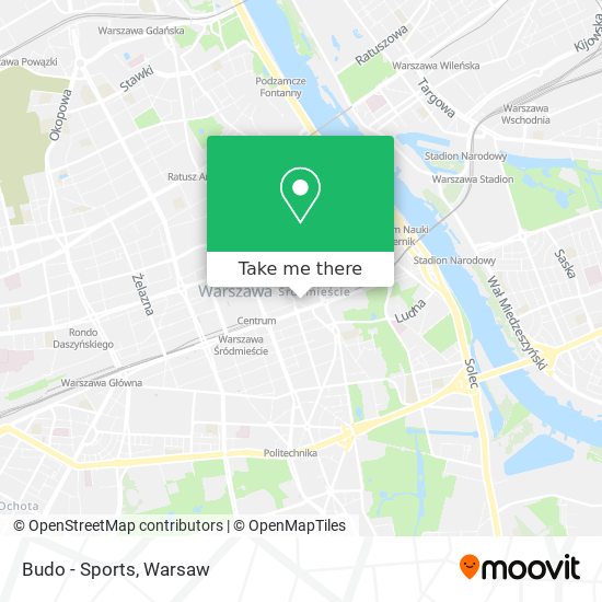 Budo - Sports map