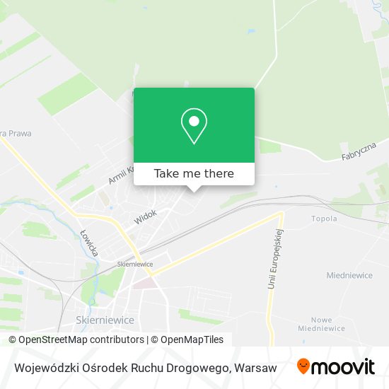 Wojewódzki Ośrodek Ruchu Drogowego map