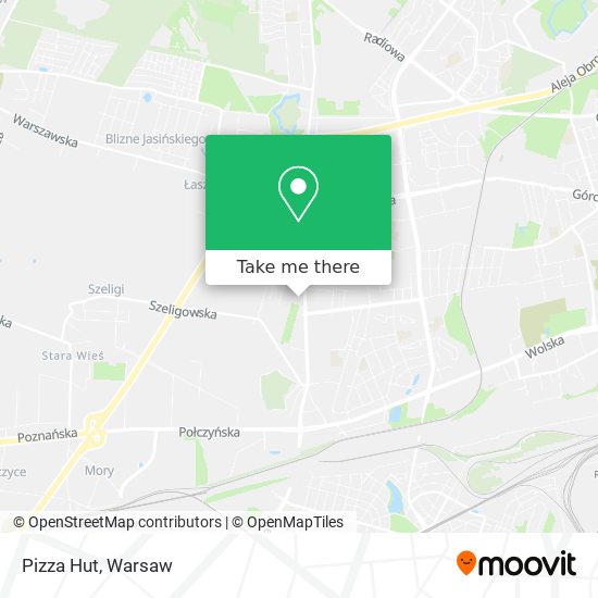 Pizza Hut map