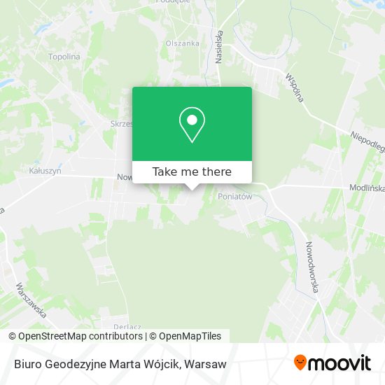 Biuro Geodezyjne Marta Wójcik map