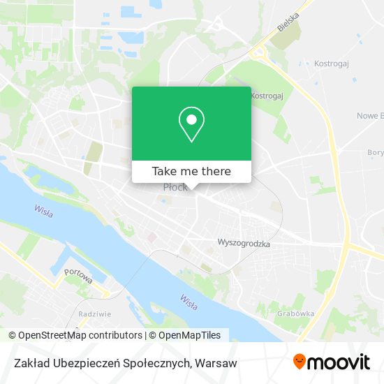 Zakład Ubezpieczeń Społecznych map