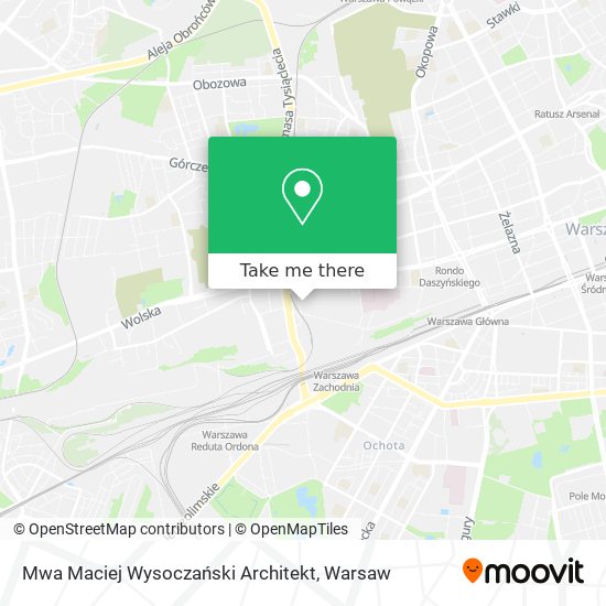 Mwa Maciej Wysoczański Architekt map