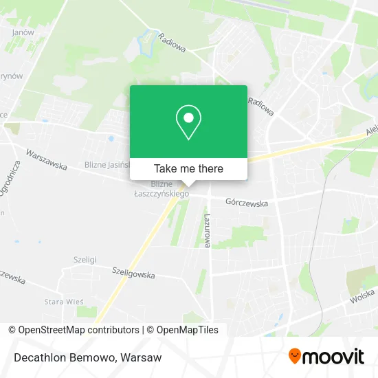 Decathlon Bemowo map