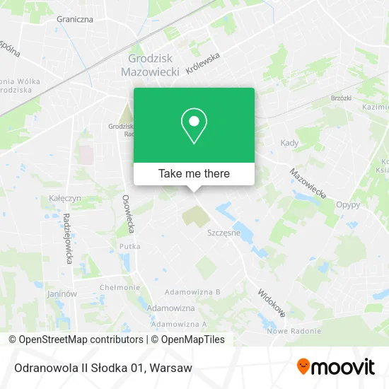 Карта Odranowola II Słodka 01