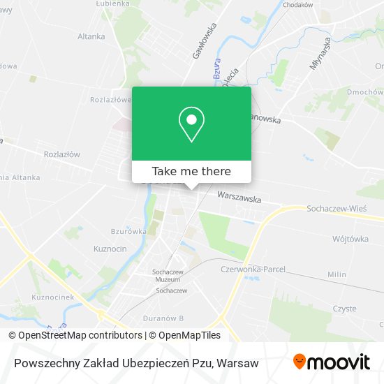 Powszechny Zakład Ubezpieczeń Pzu map