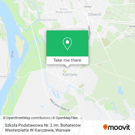 Szkoła Podstawowa Nr. 2 Im. Bohaterów Westerplatte W Karczewie map