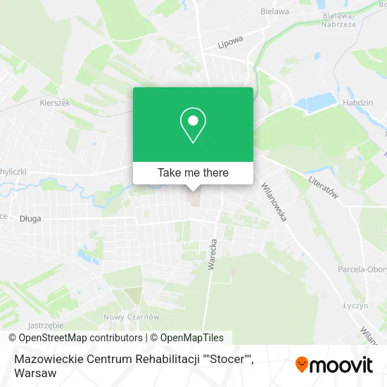 Mazowieckie Centrum Rehabilitacji ""Stocer"" map