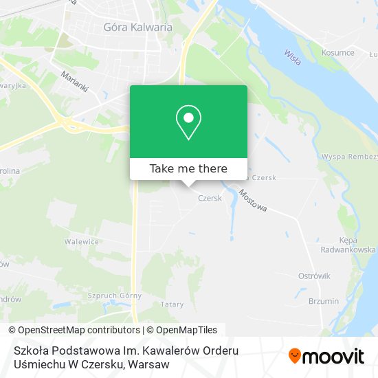 Szkoła Podstawowa Im. Kawalerów Orderu Uśmiechu W Czersku map