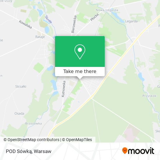 POD Sówką map