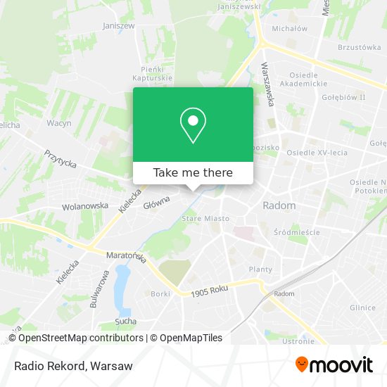 Radio Rekord map