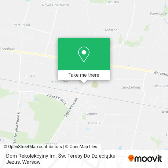Dom Rekolekcyjny Im. Św. Teresy Do Dzieciątka Jezus map