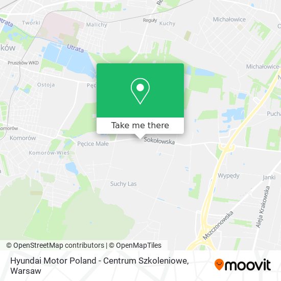 Hyundai Motor Poland - Centrum Szkoleniowe map