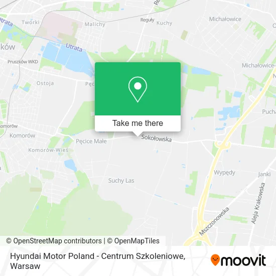 Hyundai Motor Poland - Centrum Szkoleniowe map