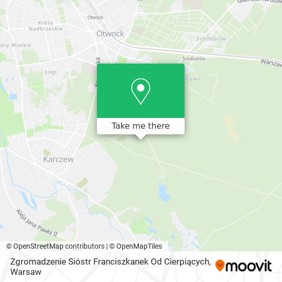 Zgromadzenie Sióstr Franciszkanek Od Cierpiących map