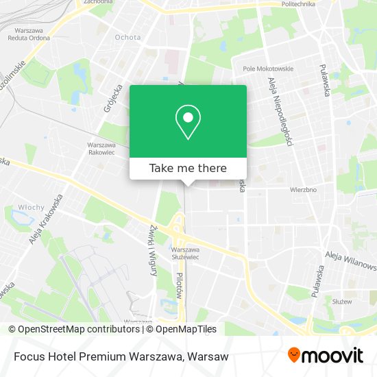 Focus Hotel Premium Warszawa map