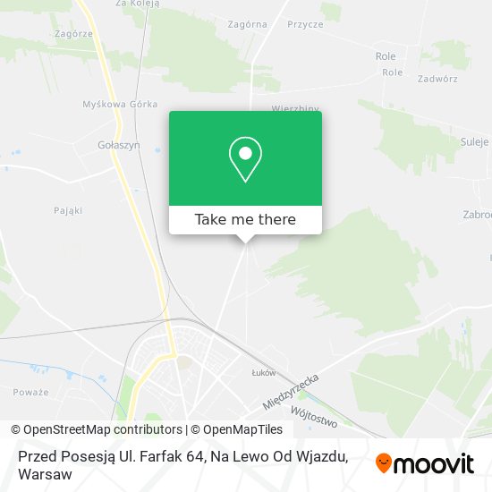 Przed Posesją Ul. Farfak 64, Na Lewo Od Wjazdu map