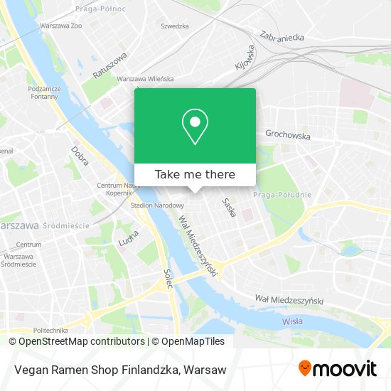 Vegan Ramen Shop Finlandzka map