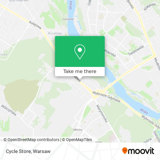 Cycle Store map