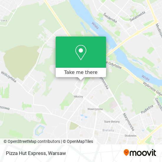 Pizza Hut Express map