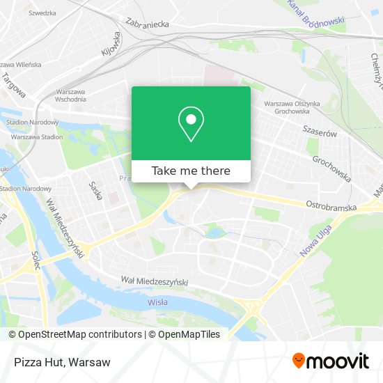 Pizza Hut map