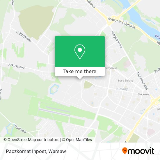 Paczkomat Inpost map