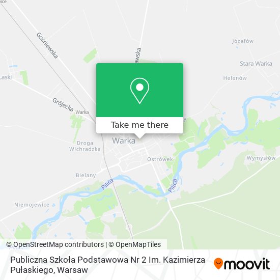 Карта Publiczna Szkoła Podstawowa Nr 2 Im. Kazimierza Pułaskiego