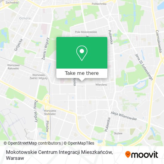 Mokotowskie Centrum Integracji Mieszkańców map