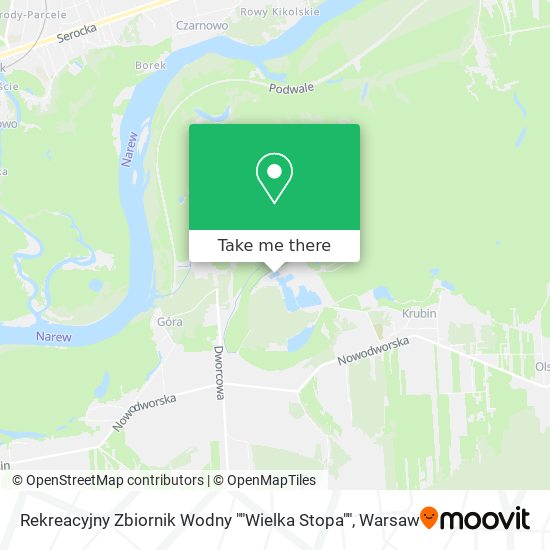 Rekreacyjny Zbiornik Wodny ""Wielka Stopa"" map