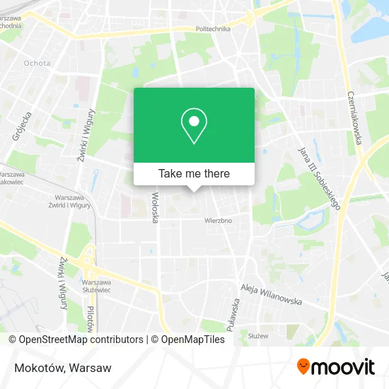 Mokotów map