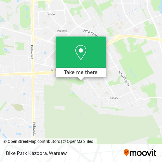 Bike Park Kazoora map