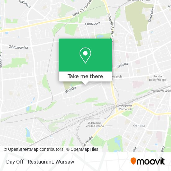 Day Off - Restaurant map