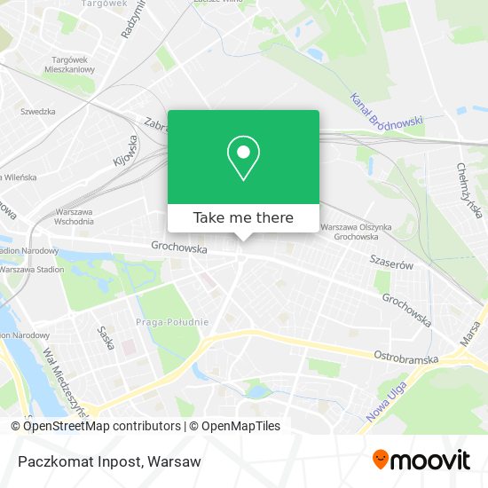 Paczkomat Inpost map