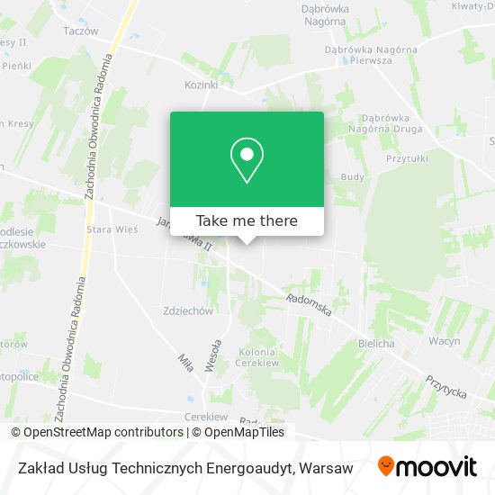 Zakład Usług Technicznych Energoaudyt map