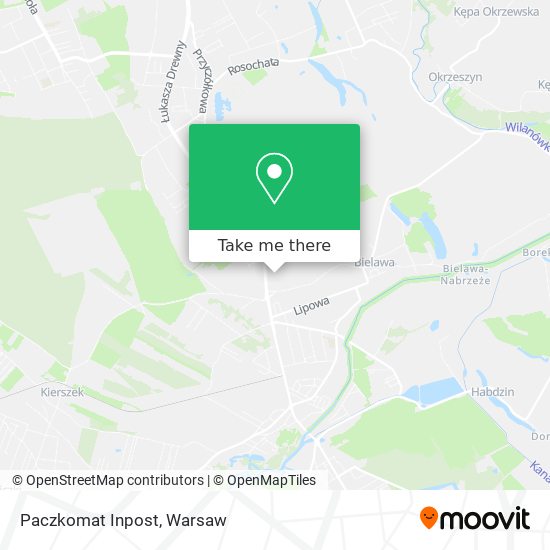 Paczkomat Inpost map