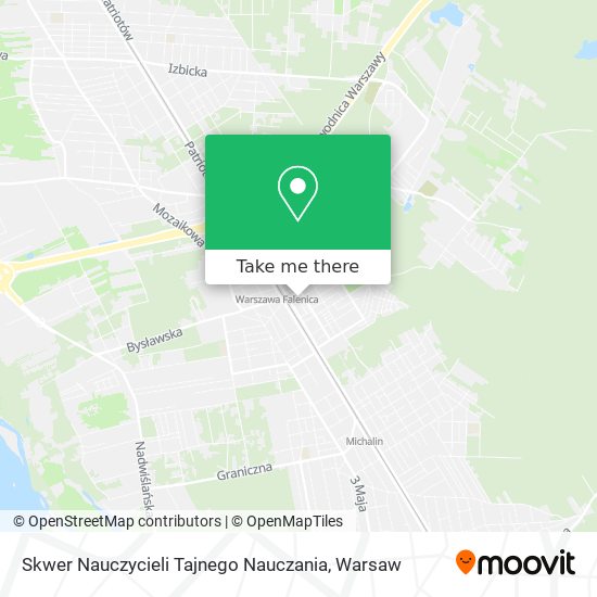 Skwer Nauczycieli Tajnego Nauczania map