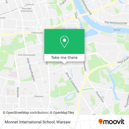 Monnet International School map