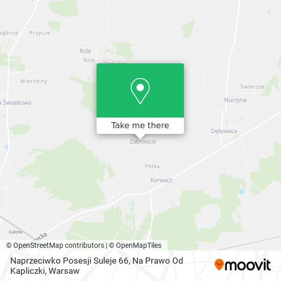 Naprzeciwko Posesji Suleje 66, Na Prawo Od Kapliczki map