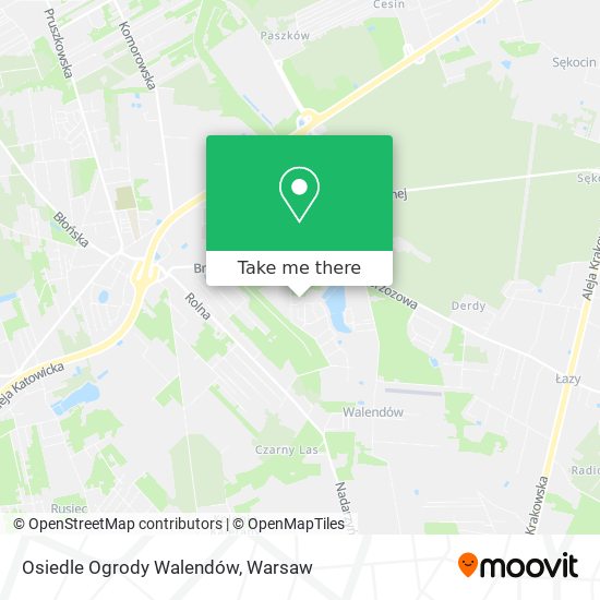 Osiedle Ogrody Walendów map