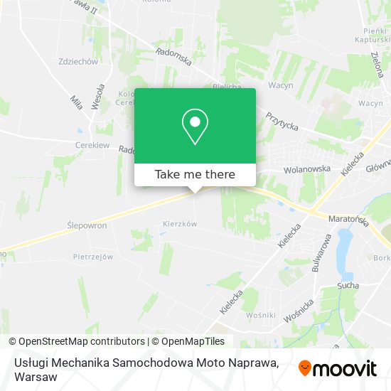 Usługi Mechanika Samochodowa Moto Naprawa map