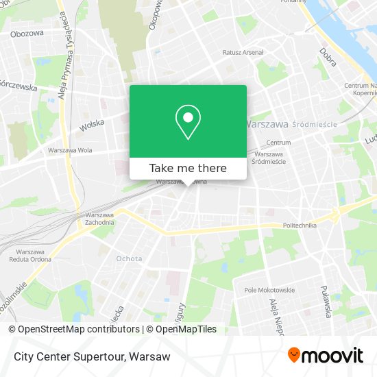 City Center Supertour map