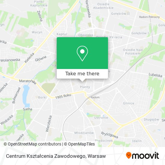 Centrum Kształcenia Zawodowego map