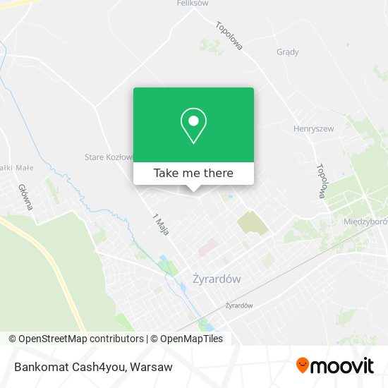 Bankomat Cash4you map