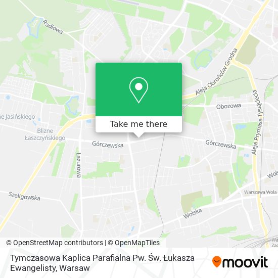 Tymczasowa Kaplica Parafialna Pw. Św. Łukasza Ewangelisty map