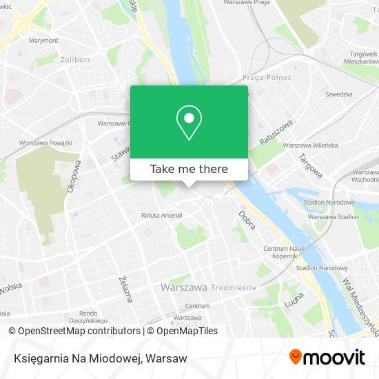 Księgarnia Na Miodowej map