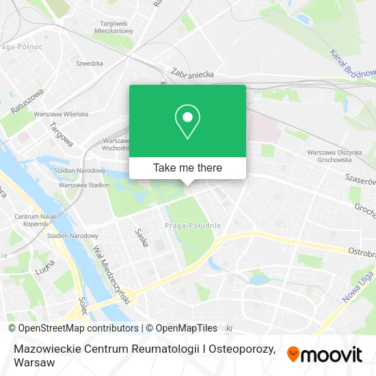 Mazowieckie Centrum Reumatologii I Osteoporozy map