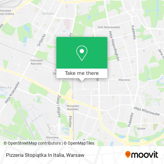 Pizzeria Stopiątka In Italia map