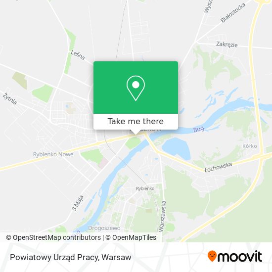 Powiatowy Urząd Pracy map