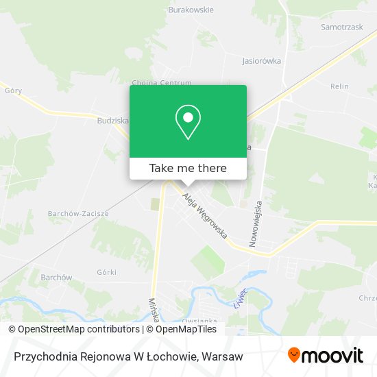 Przychodnia Rejonowa W Łochowie map